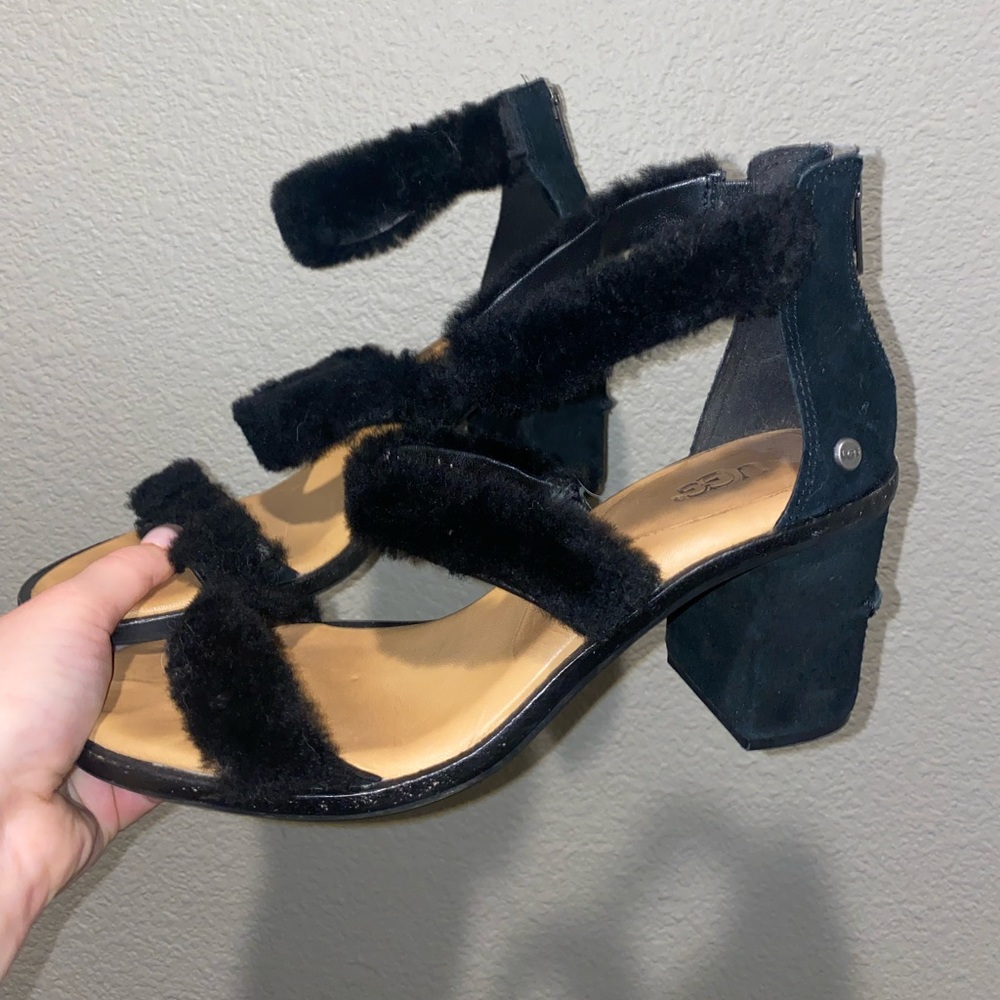 Size 7.5 UGG wool heels